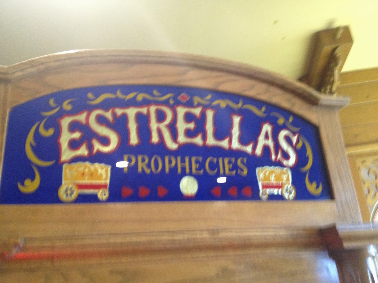 Mystery Playground Santa Cruz Boardwalk Fortune Teller Machines