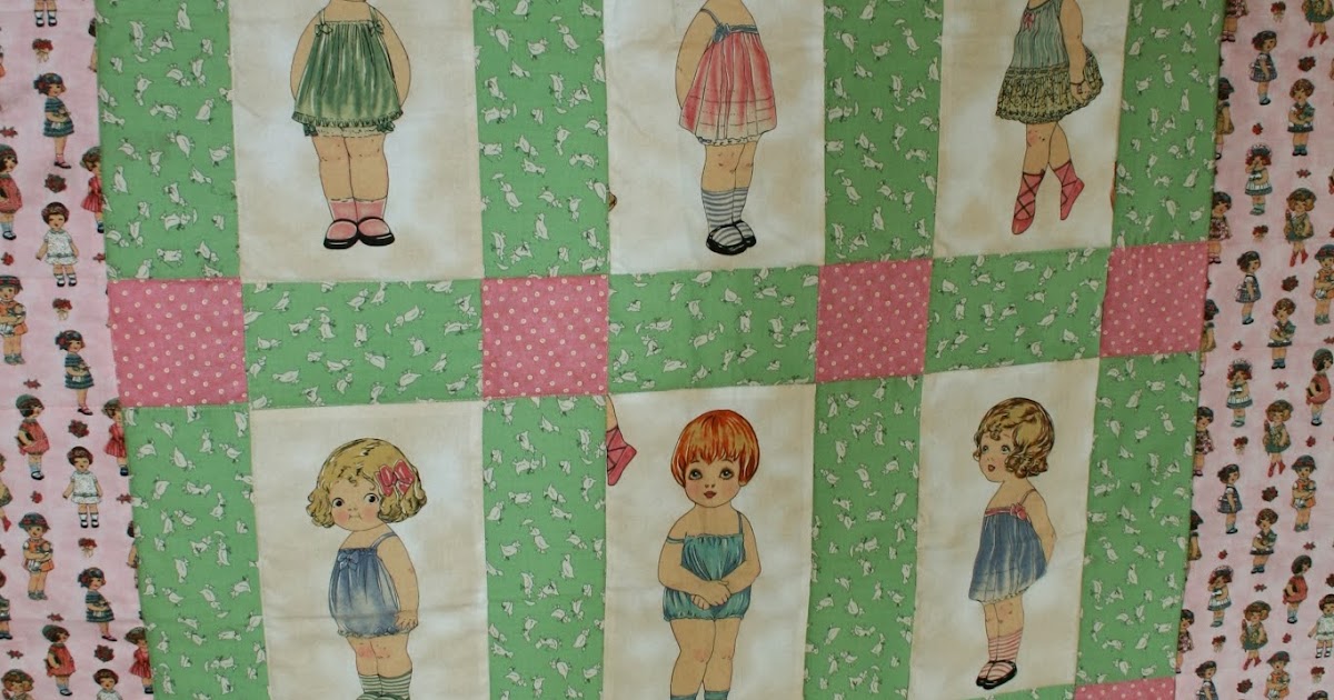 THE QUILT BARN Paper Doll Quilt
