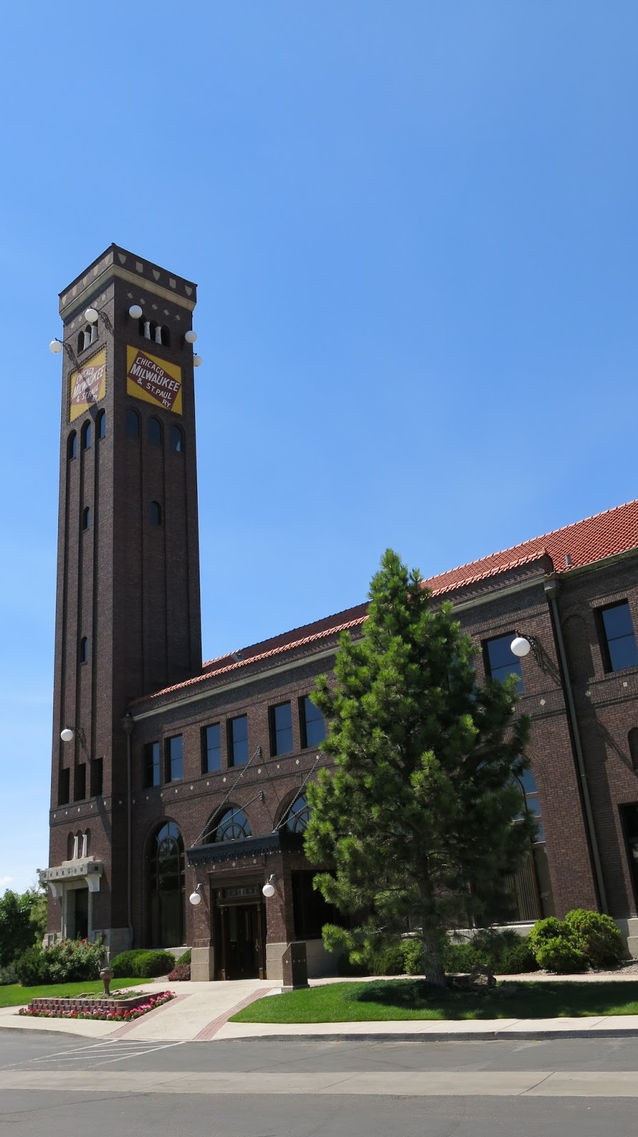 Geared Steam Milwaukee Road DepotGreat Falls Montana