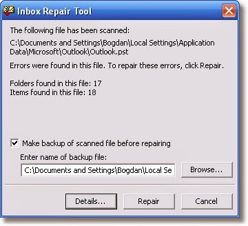 resolve outlook pst 0x80040119 error emails migration outlook repair tool 2010