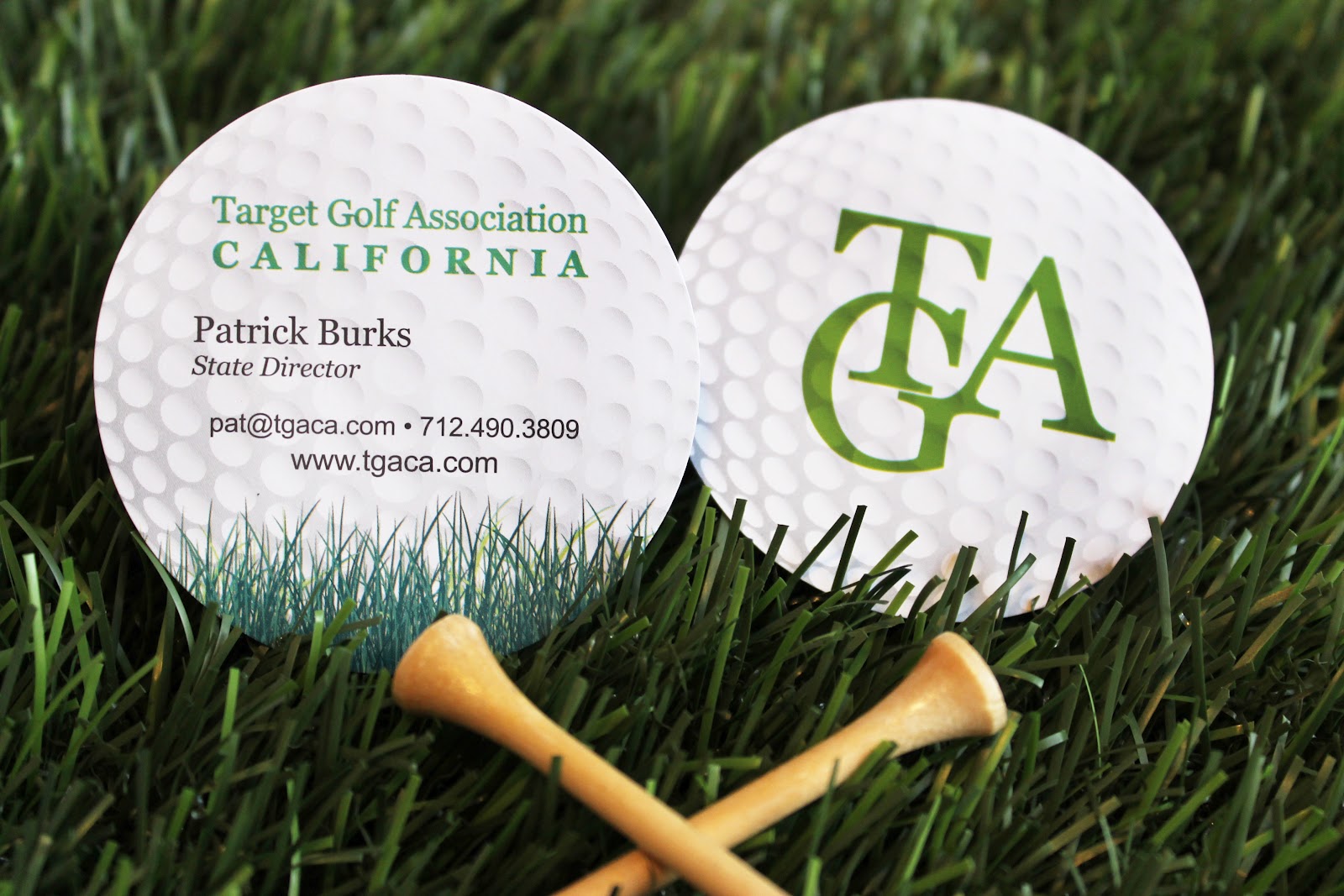 Tiffzippy. . . . just zipping through Golf ball business cards