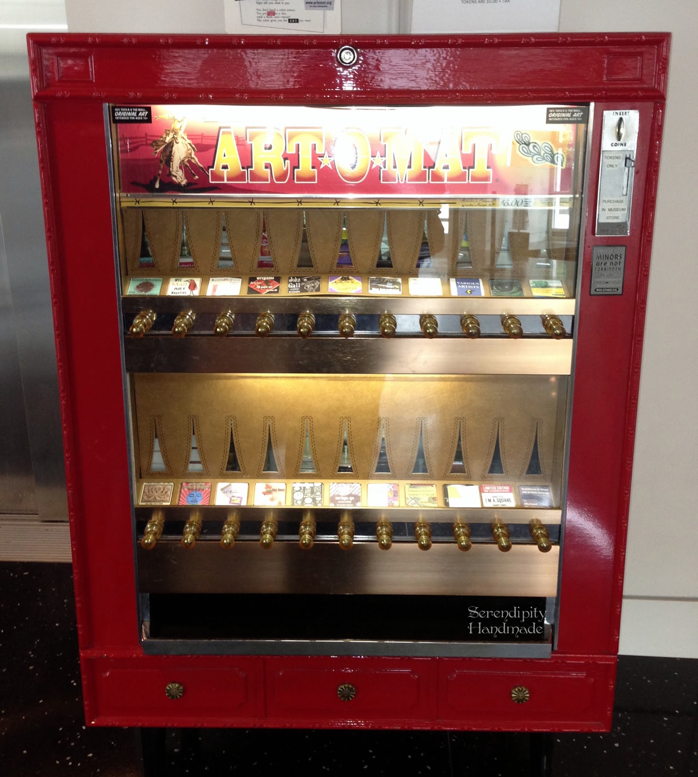 Serendipity Handmade Repurposed Vintage the ArtoMat Vending Machine