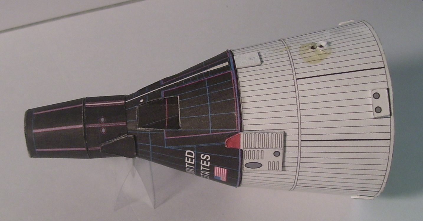 John's Paper Models etc 1/48 model of Gemini returns to South Dakota