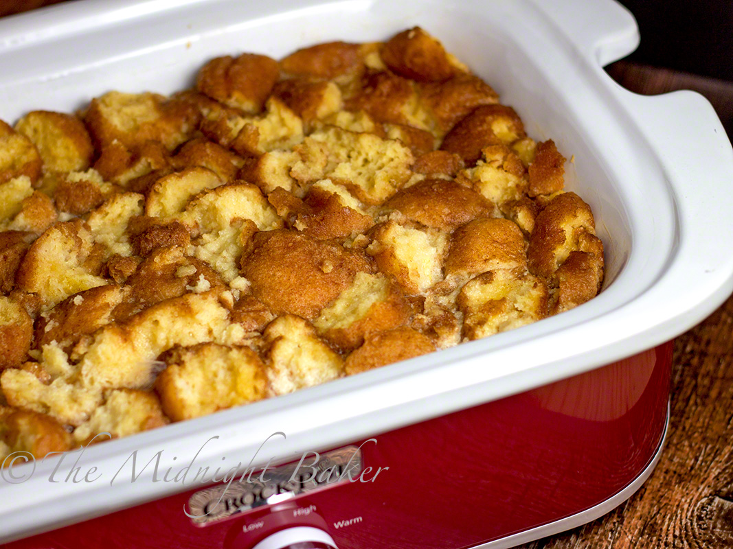 Crock Pot Mavens Slow Cooker Donut Bread Pudding