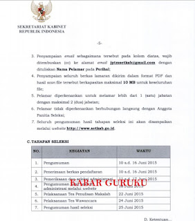 Jadwal Seleksi Terbuka Calon Pimpinan Tinggi Madya Tahun 2015. Jadwal Seleksi Terbuka Calon Pimpinan Tinggi Madya Tahun 2015.