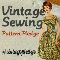 Vintage Sewing Pattern pledge