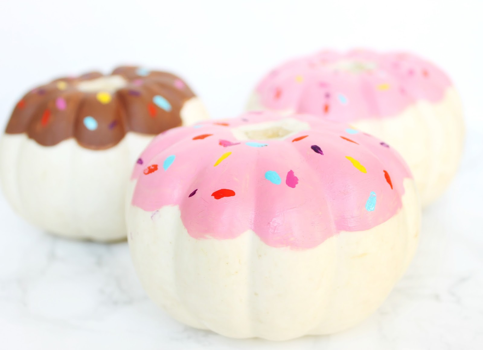 DIY FILES Painted Donut Pumpkins Burlap & Lace Bloglovin’