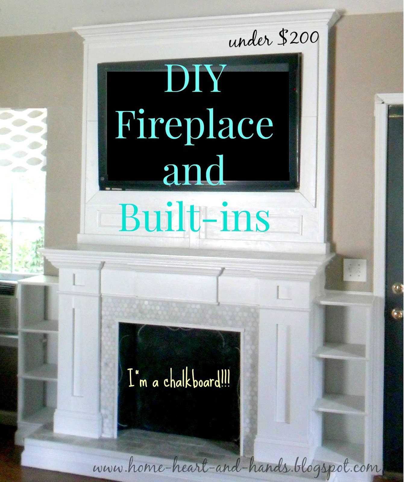 Home Heart and Hands: How to Build a DIY Fireplace