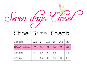 Shoe Size Chart