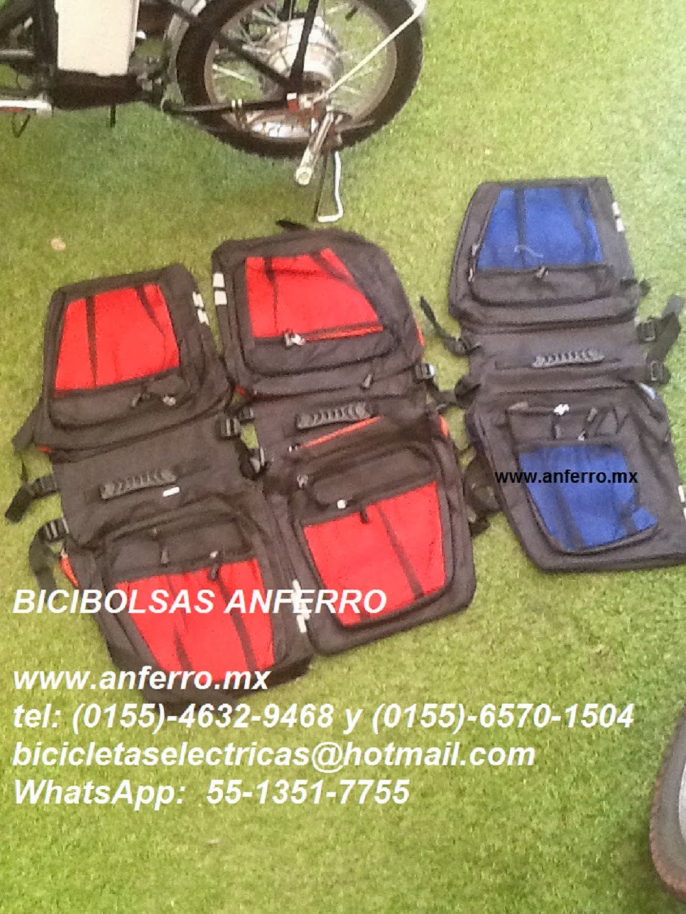 ALFORJAS PARA BICICLETA MEXICO 0155-4632-9468 bicicletaselectricas@hotmail.com