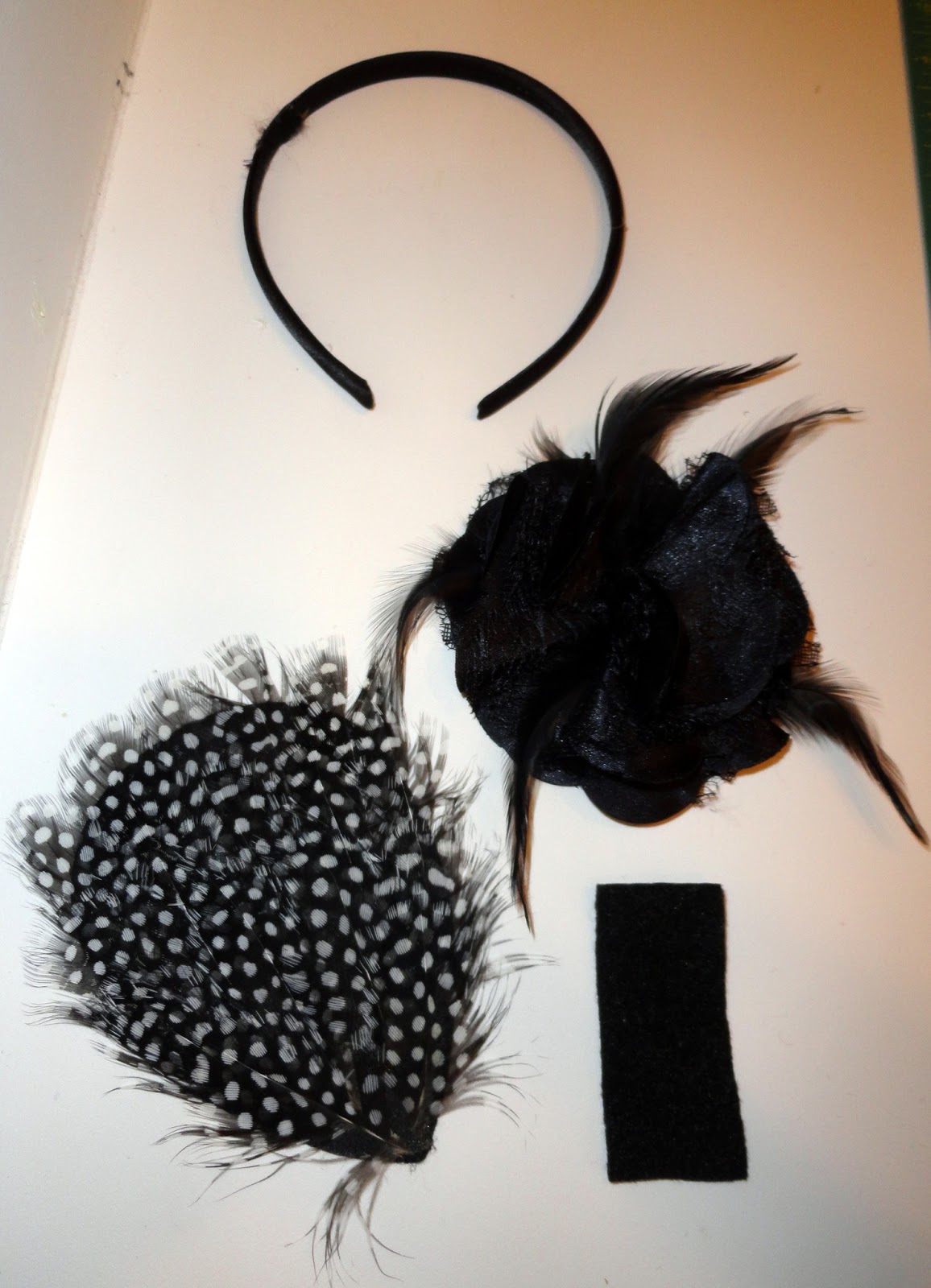 Feather headband tutorial Rachel Teodoro