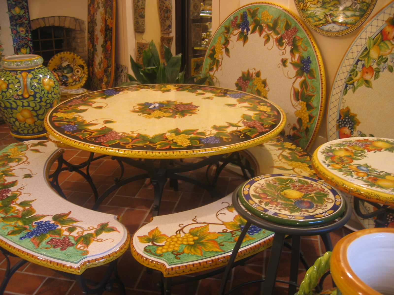 Hand painted ceramics in San Gimignano Italian Allure Travel