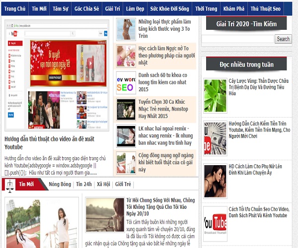 Theme Blogspot dạng tin tức chuẩn seo Theme Blogspot dạng tin tức chuẩn seo