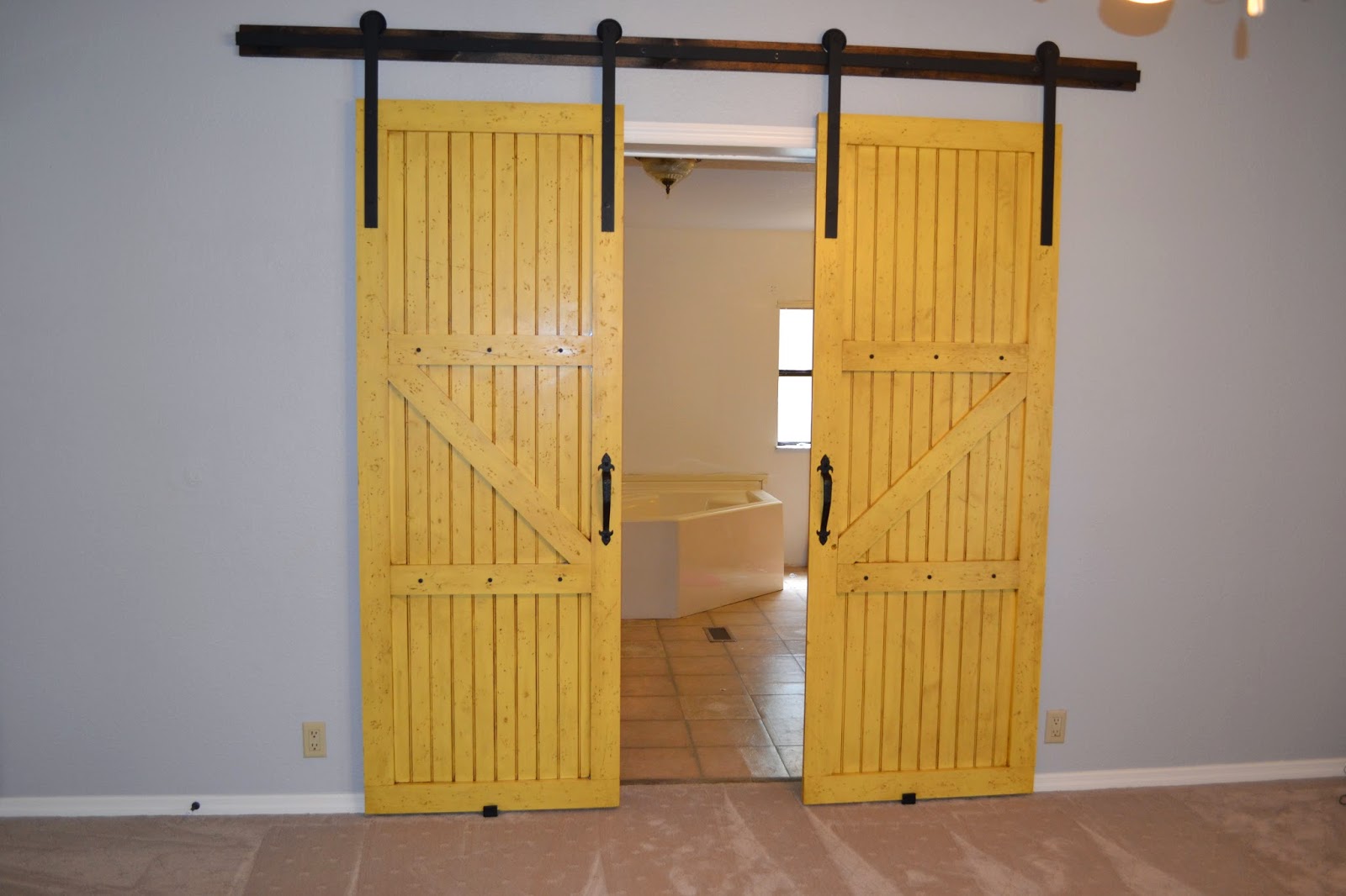 I Heart Decorating DIY Double Barn Doors