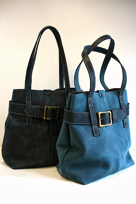 teal blue handmade leather handbag shoulderbag