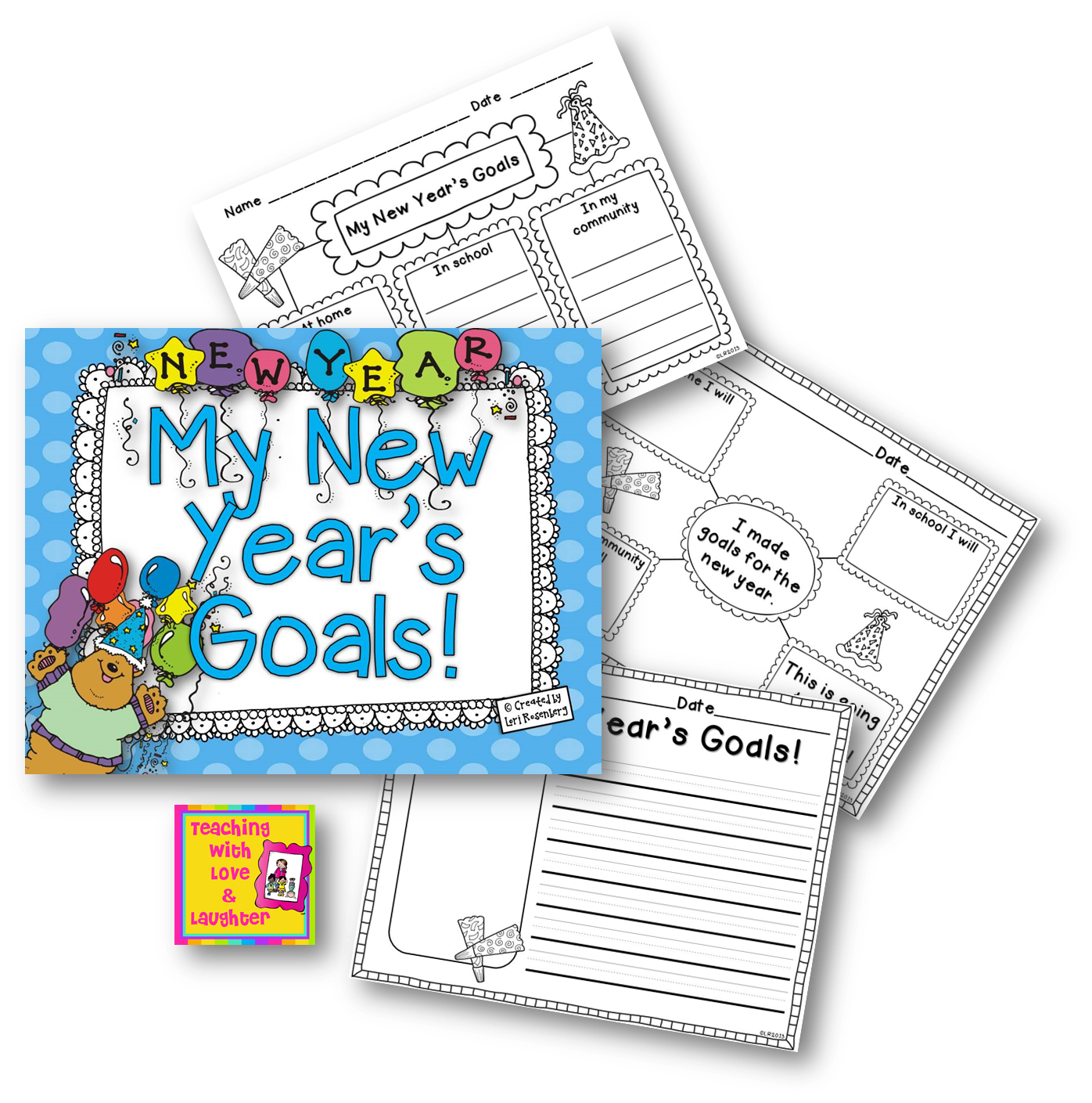 Teaching With Love and Laughter: New Year, New You, New Freebies