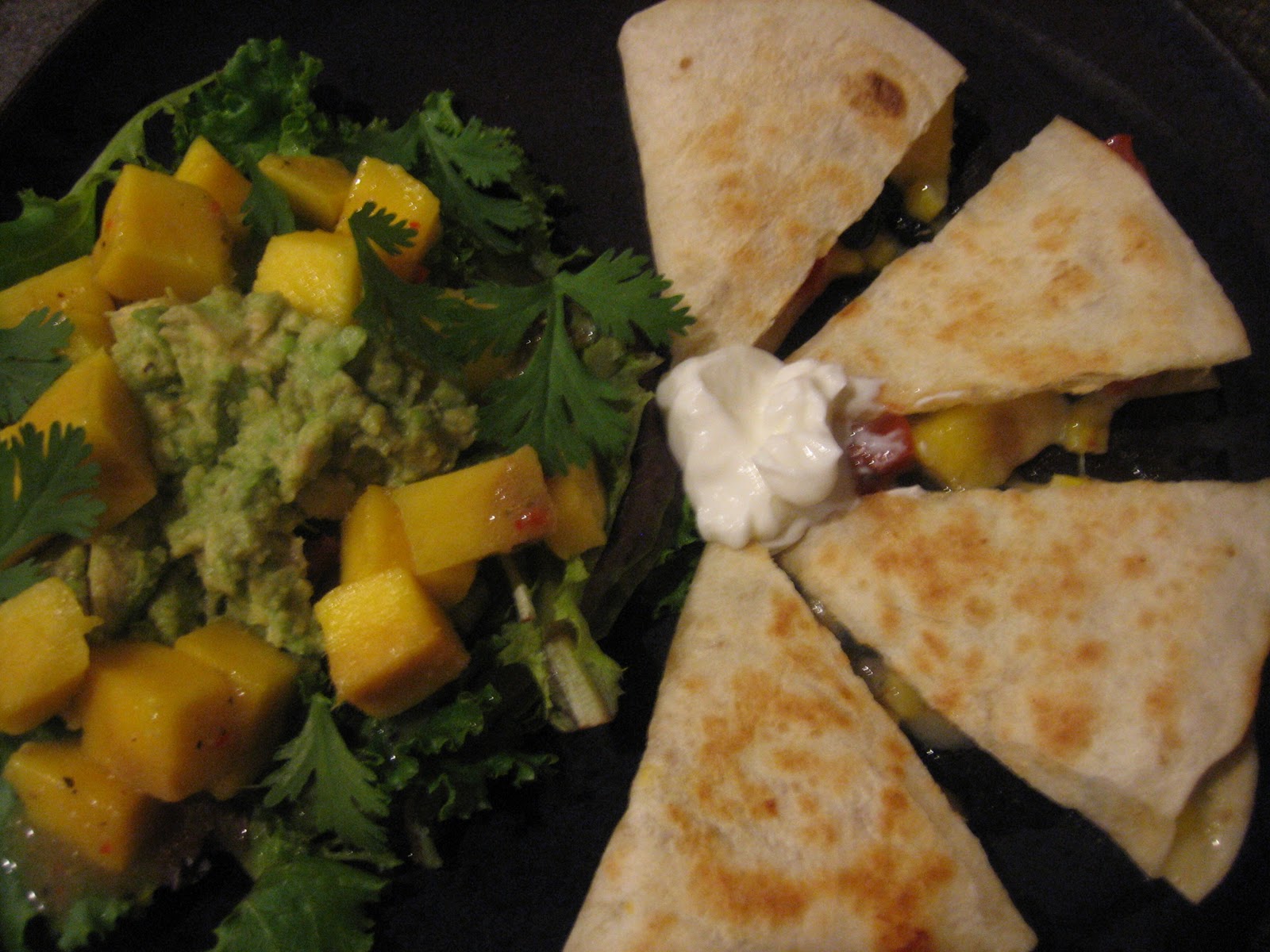 The Full Table Quesadilla Bar