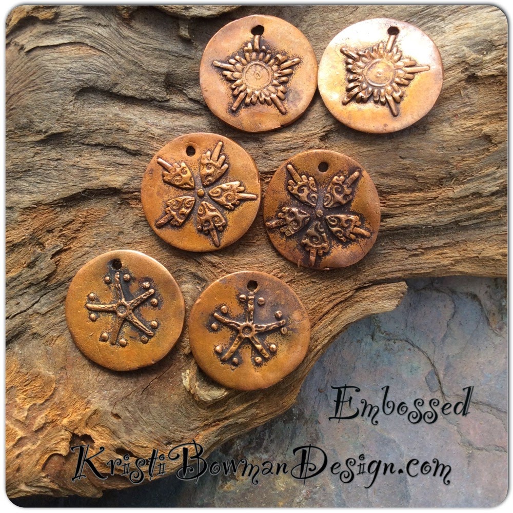 Kristi Bowman Design More Embossed Copper