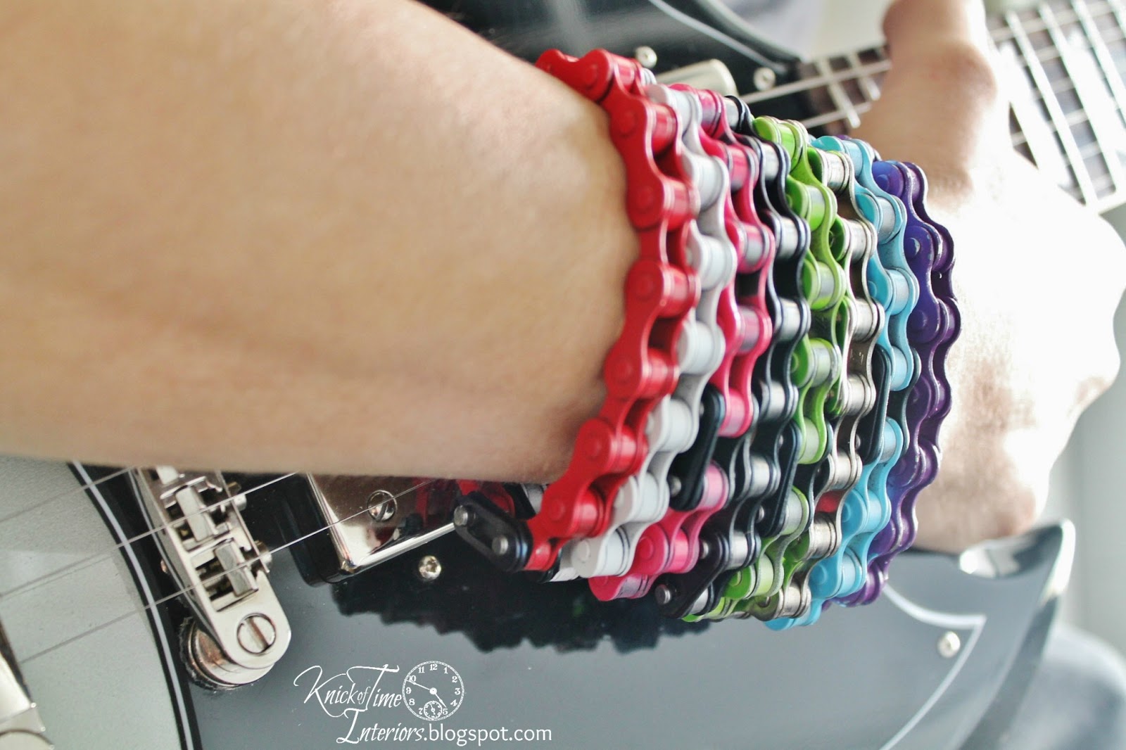 Jump the Curb Bike Chain Bracelets Knick of Time