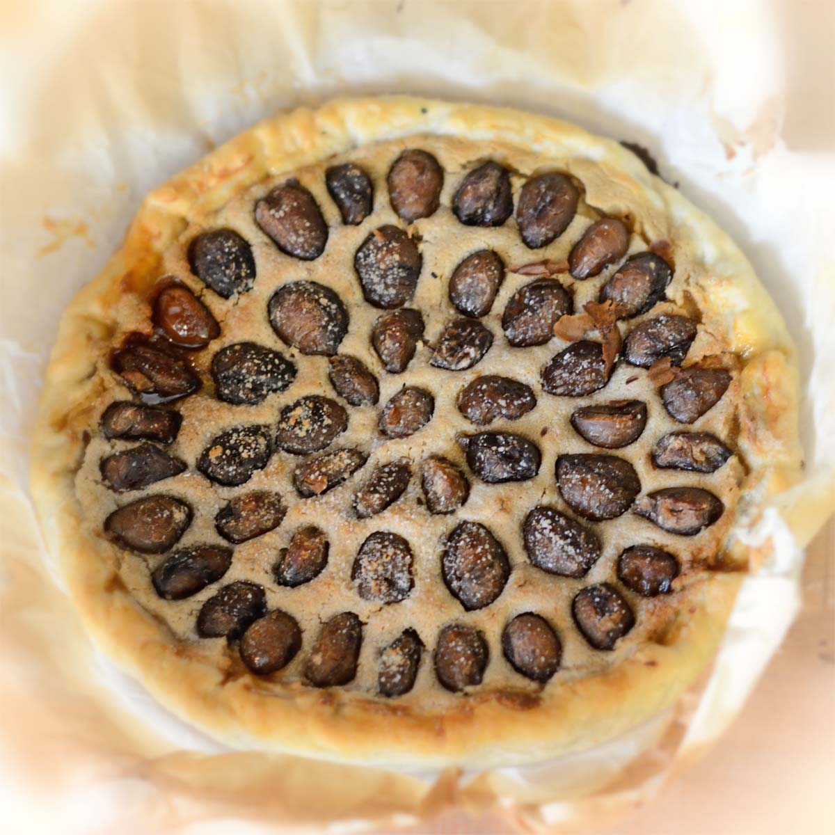 The Hedonista Recipes Caramel and Chestnut pie