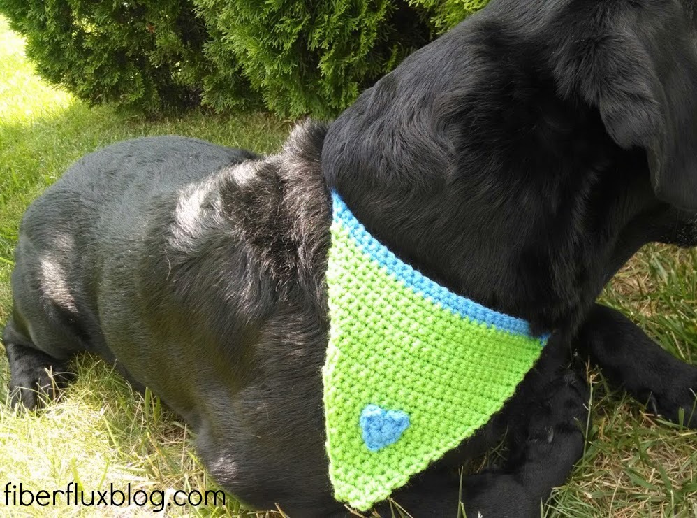 Fiber Flux Doggie Bandana, A Pattern Review