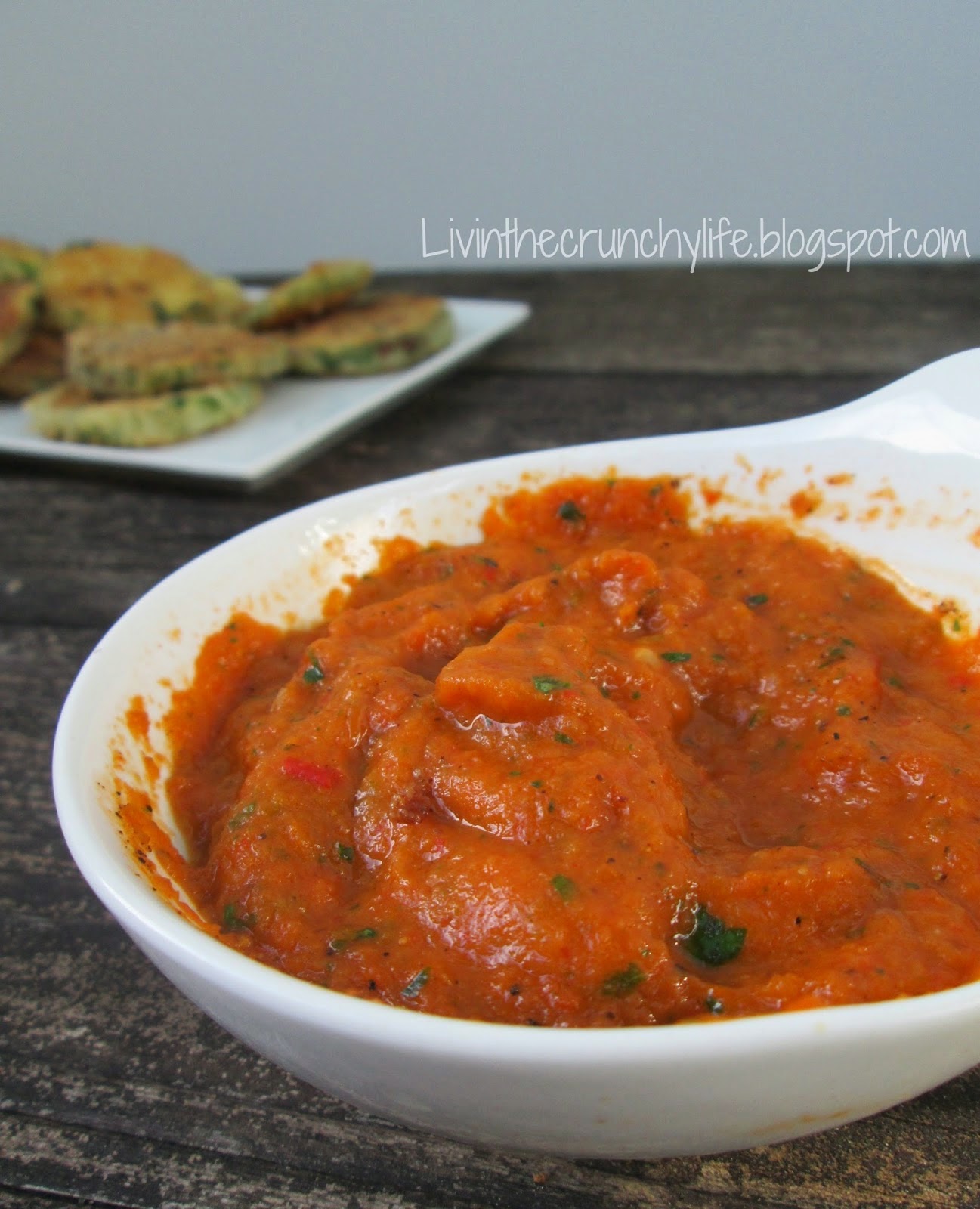 Roasted Red Pepper Dipping Sauce (GF, DF, Paleo, Whole30) Livin' the Crunchy Life