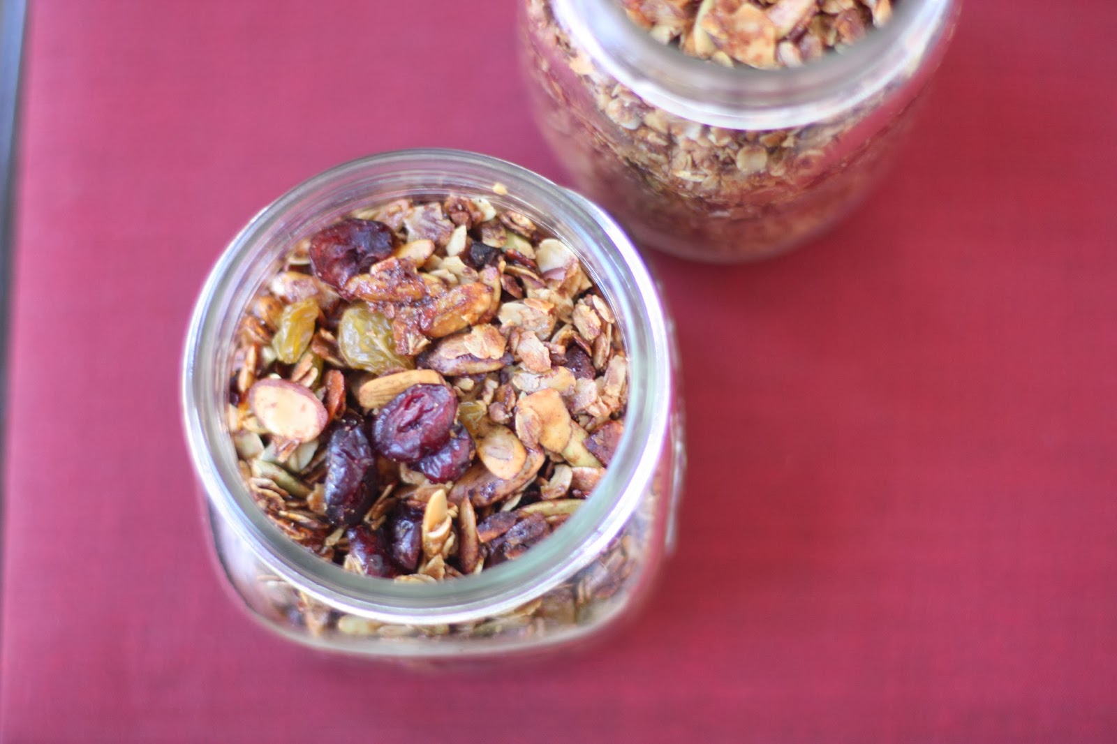 Week Of Menus Pumpkin Seed Almond Cranberry Granola Haircuts