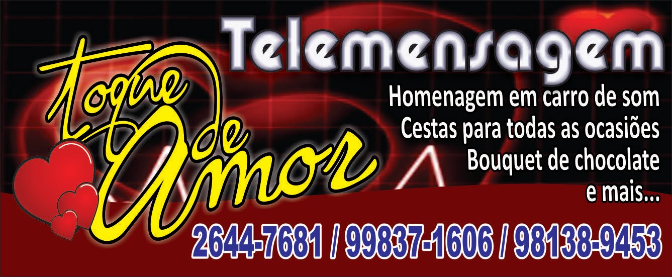 Telemensagens Cabo Frio (22)998371606 Agência Toque de Amor