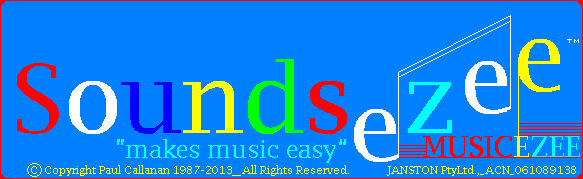 SOUNDSEZEE*(TM) "makes music easy"