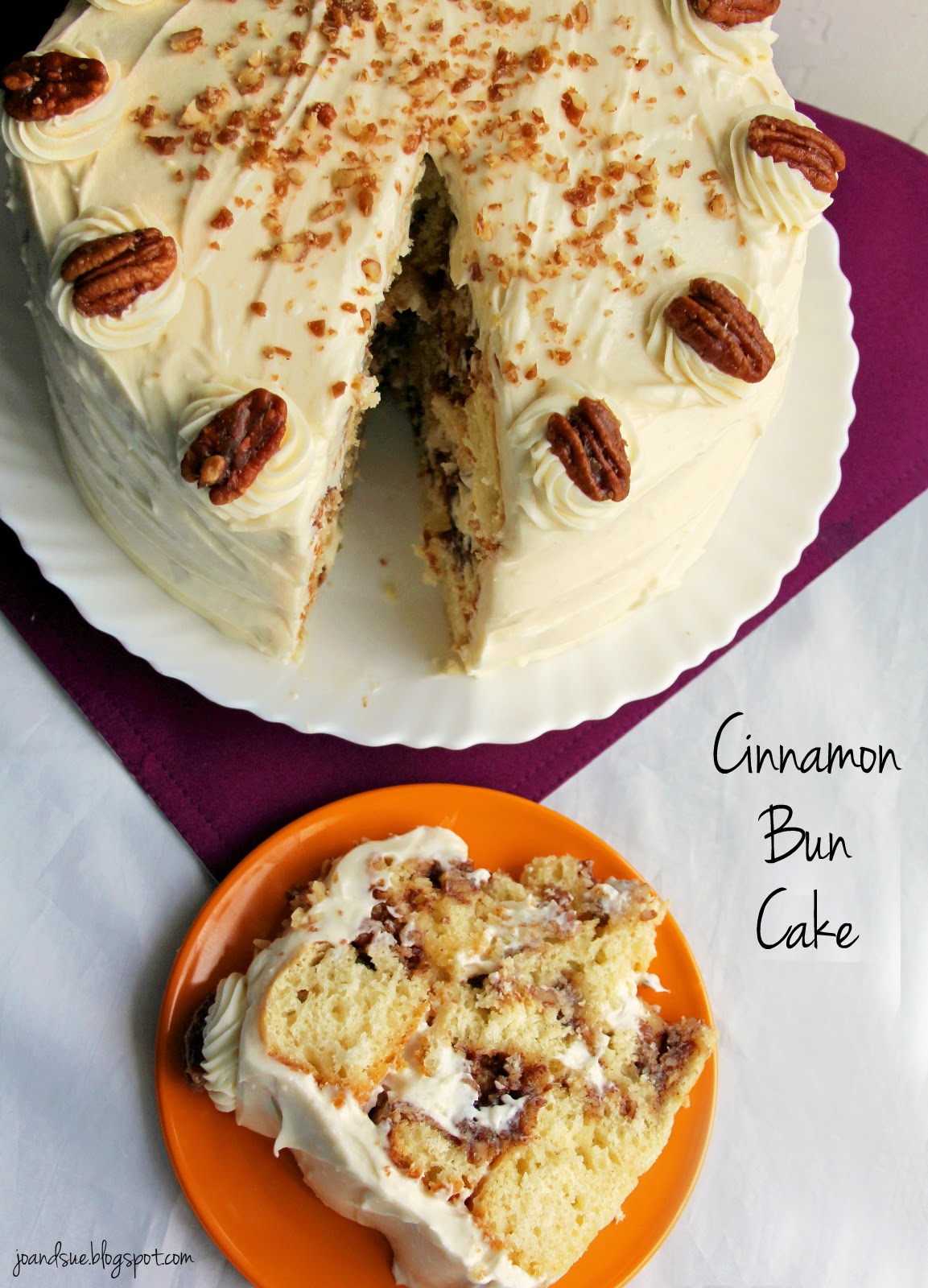 Jo and Sue Cinnamon Bun Cake (Take 2)