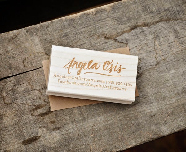 custom stamps for business cards