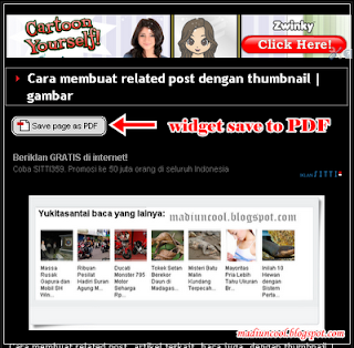 Cara membuat dan menambahkan widget save to PDF pada blog Cara membuat dan menambahkan widget save to PDF pada blog
