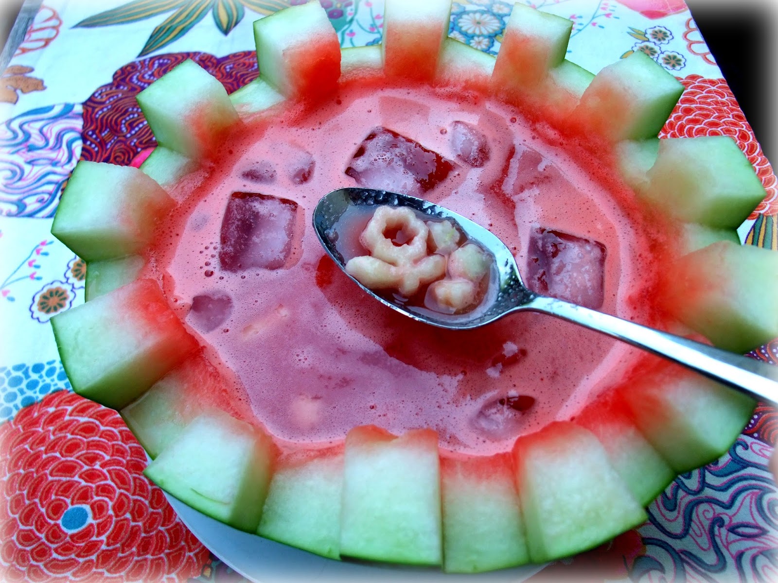 Susan's SavourIt! Cold & Refreshing Korean Watermelon Soup (Hwachae)...