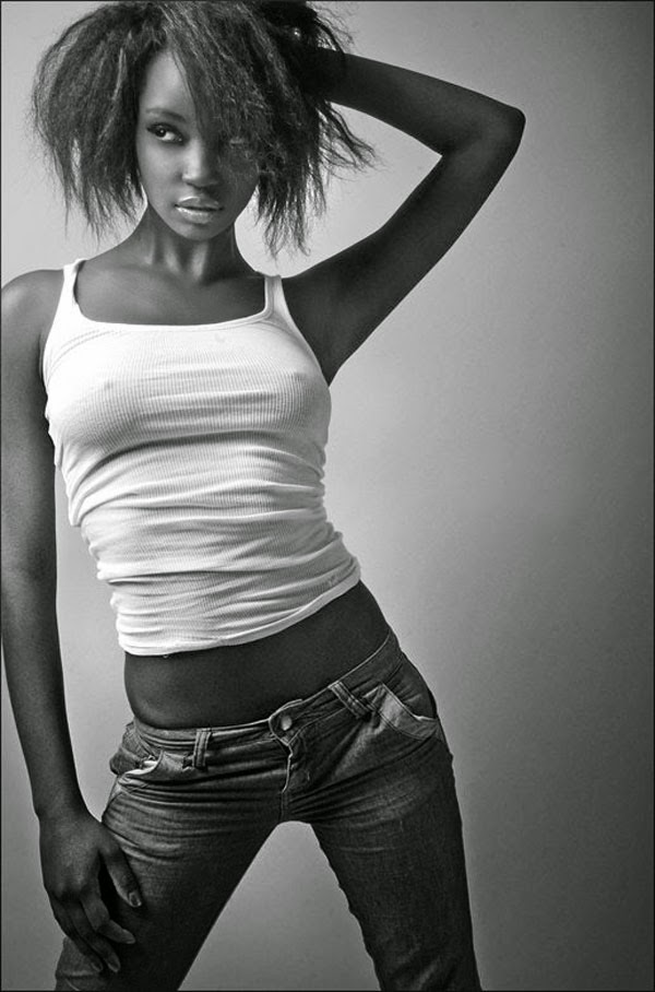 Skinny black girl