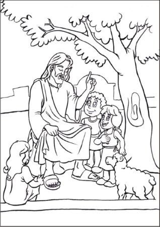 desenhos de jesus e as crianças para colorir desenhos para colorir