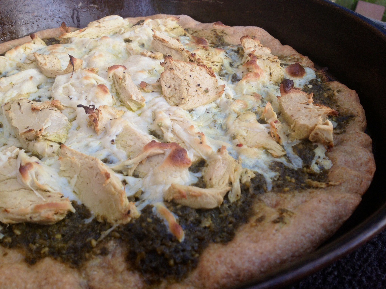 Vegan Crunk Vegan Chicken Pesto Pizza Madness!