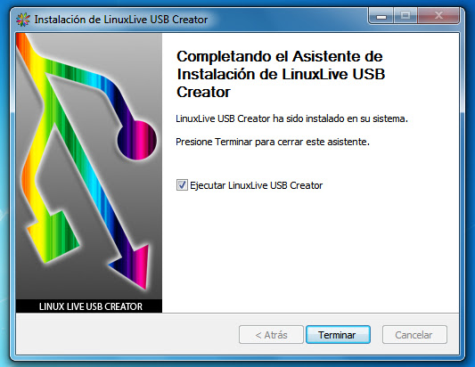 install linuxlive usb creator step4 install linuxlive usb creator step4