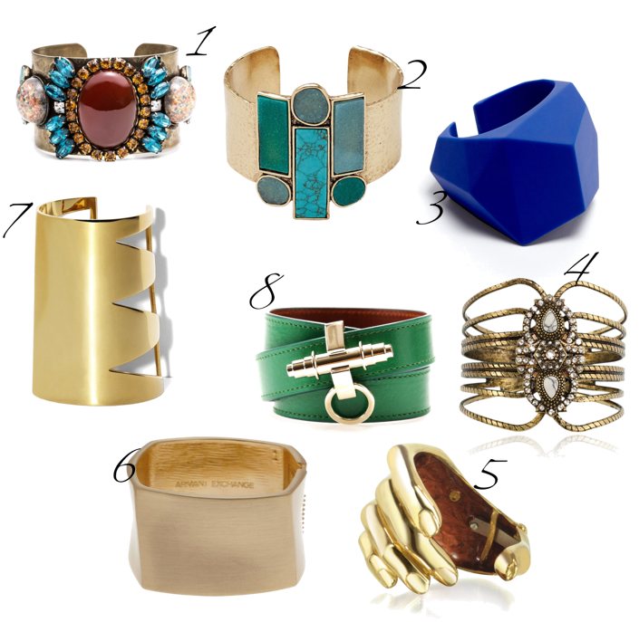 Let your arm shine bangles and cuffs
