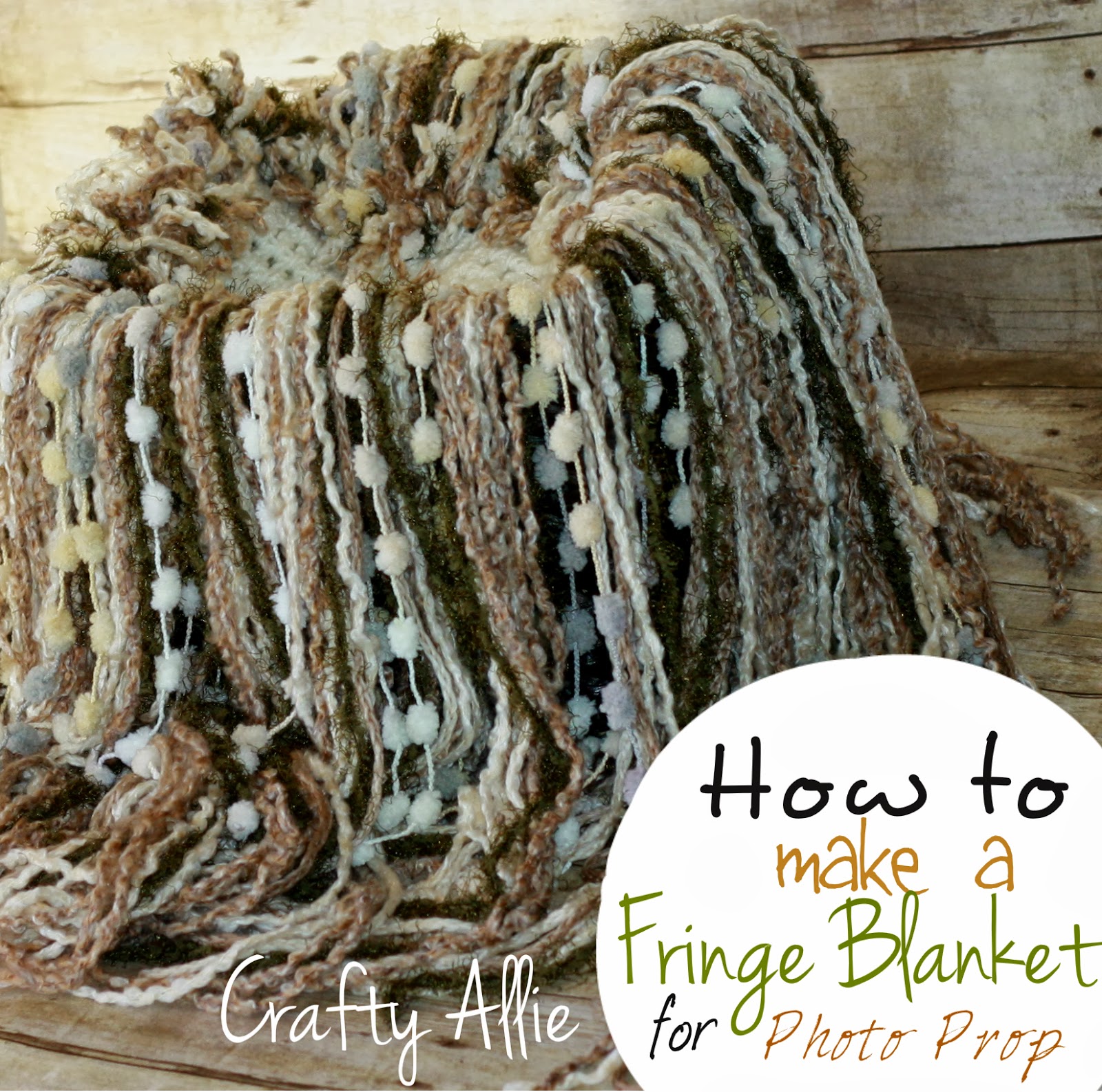 Baby Fringe Blanket Photo Prop