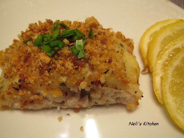 Baked Red Snapper with Pepper Jack Cheese