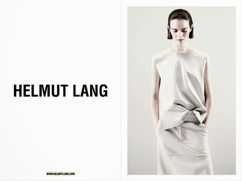 The Essentialist - Fashion Advertising Updated Daily: Helmut Lang Ad  Campaign Spring/Summer 2014
