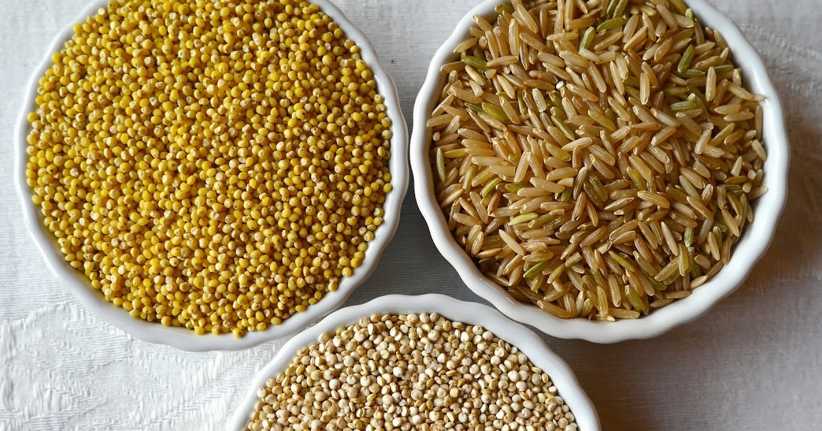 Foods For Long Life Millet, Brown Rice, And Quinoa Excellent Gluten