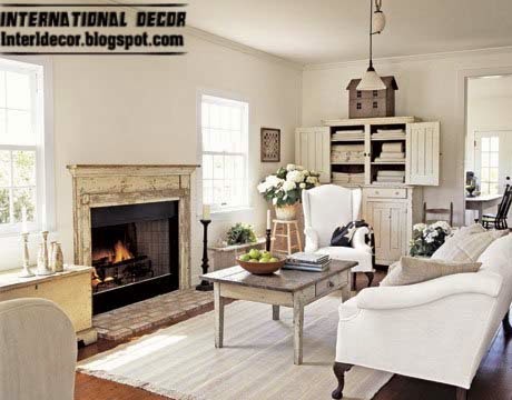 Provence style interior white design Provence style interior white design