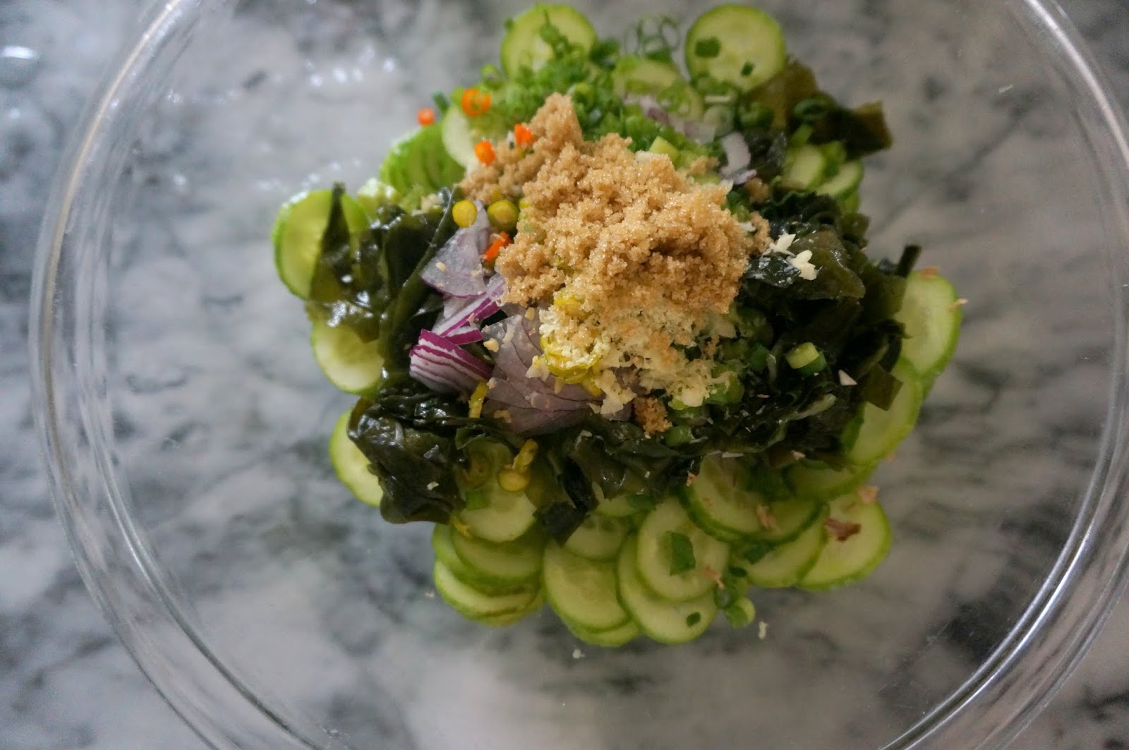 Korean Cold Cucumber Soup Oi Nenguk (오이 냉국)
