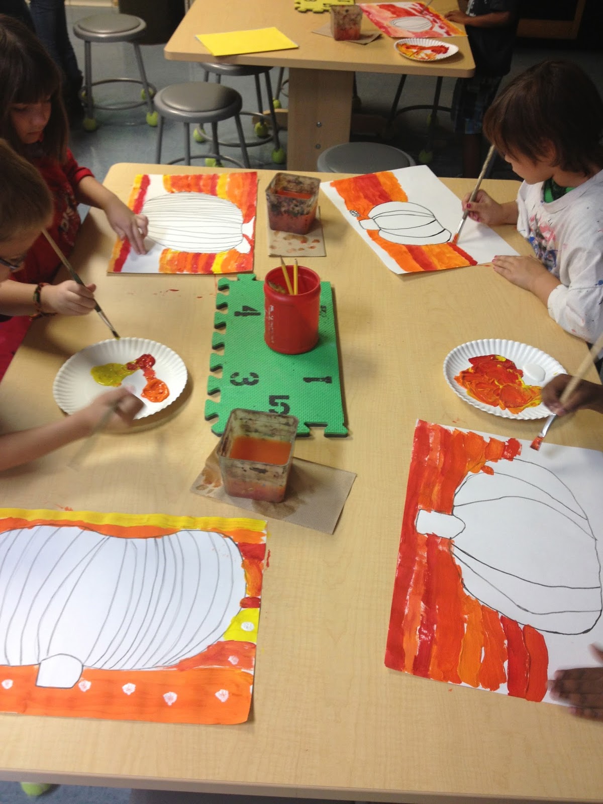 Splats, Scraps and Glue Blobs Art Room Job Poster