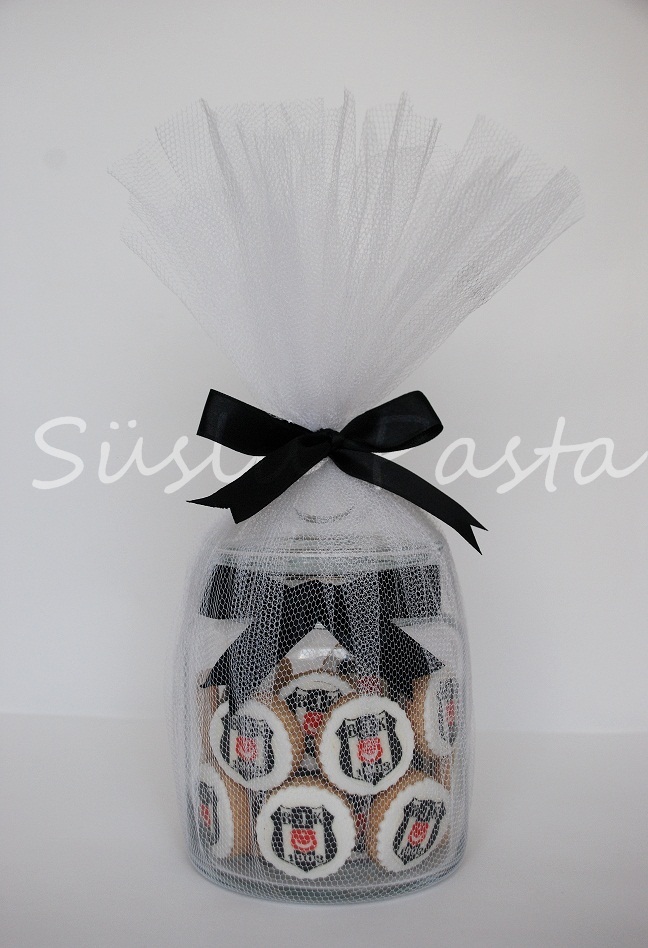 Süslü Pasta Kavanozda Kurabiyeler Beşiktaş