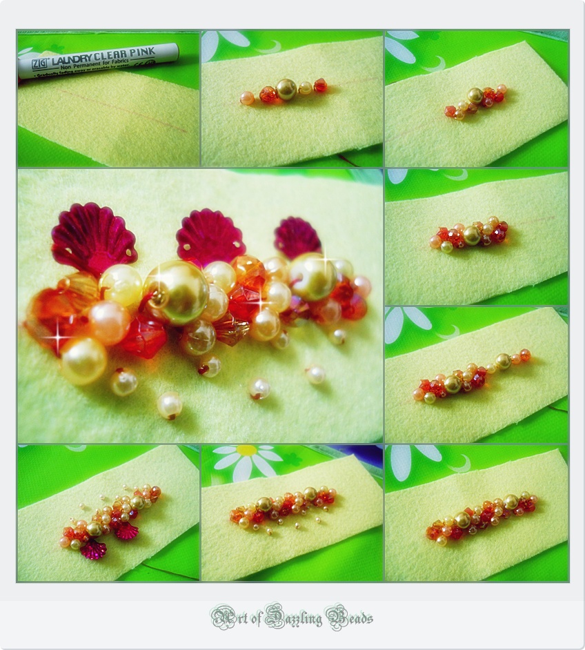 ♥♥ MY LITTLE HOBBY ♥♥ Tutorial Crumble & Sequin Flowers