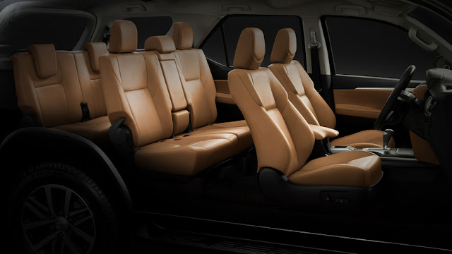 Interior luas dan mewah All New Toyota Fortuner 2015