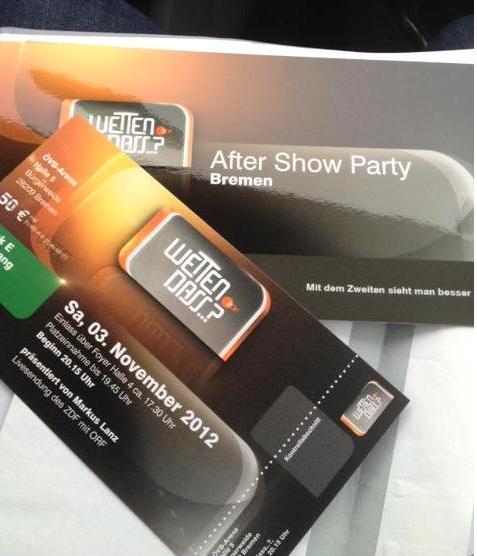 Me My Cat And I Wetten Dass Ich Live Dabei War