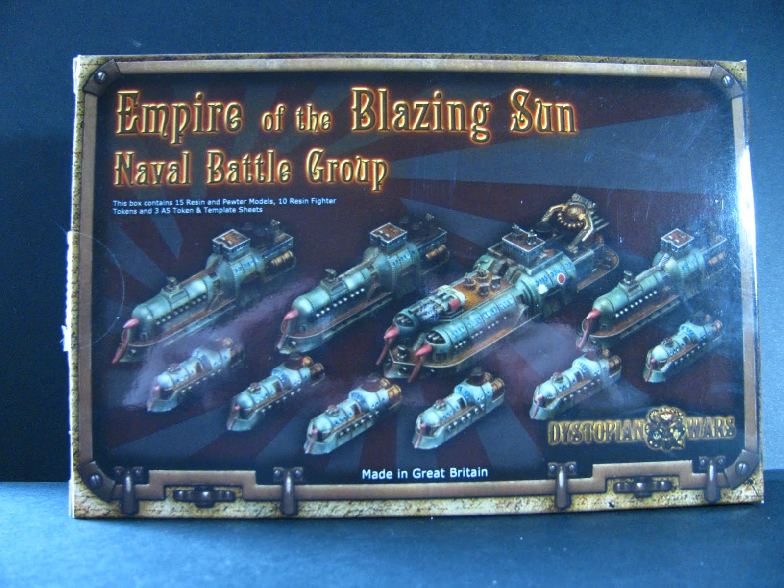 Frontline Gamer Review Dystopian Wars Empire of the Blazing Sun fleet